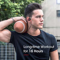 Mpow Flame IPX7 wodoodporne słuchawki Bluetooth V5.0 słuchawki z redukcją szumów CVC6.0 Mic radio HiFi bezprzewodowy Sport słuchawki douszne 6